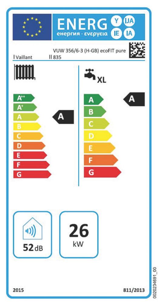 Vaillant ecoFIT Pure 835 Gas Combi Boiler - Screwfix