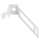 D-Line Pre-Galvanised Steel Safe-D Conduit Saddles 25mm White 100 Pack