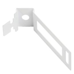 D-Line Pre-Galvanised Steel Safe-D Conduit Saddles 25mm White 100 Pack
