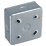 British General  13A Unswitched Metal Clad Fused Spur & Flex Outlet   with White Inserts