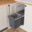 Vigote Pull-Out Bin Anthracite 26Ltr