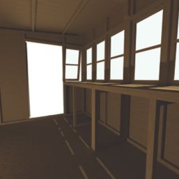 Shire  10' x 8' (Nominal) Pent Timber Potting Shed