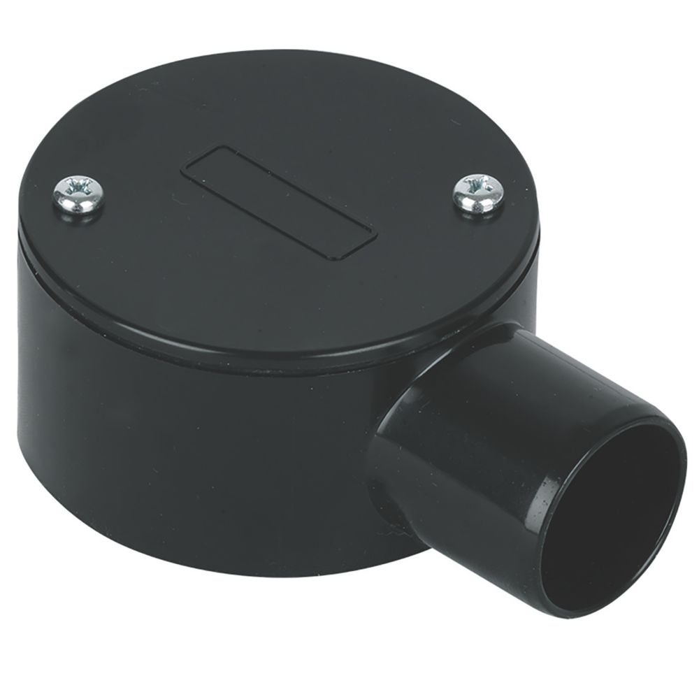 Deta TTE 1 Way 25mm Terminal Box Black - Screwfix