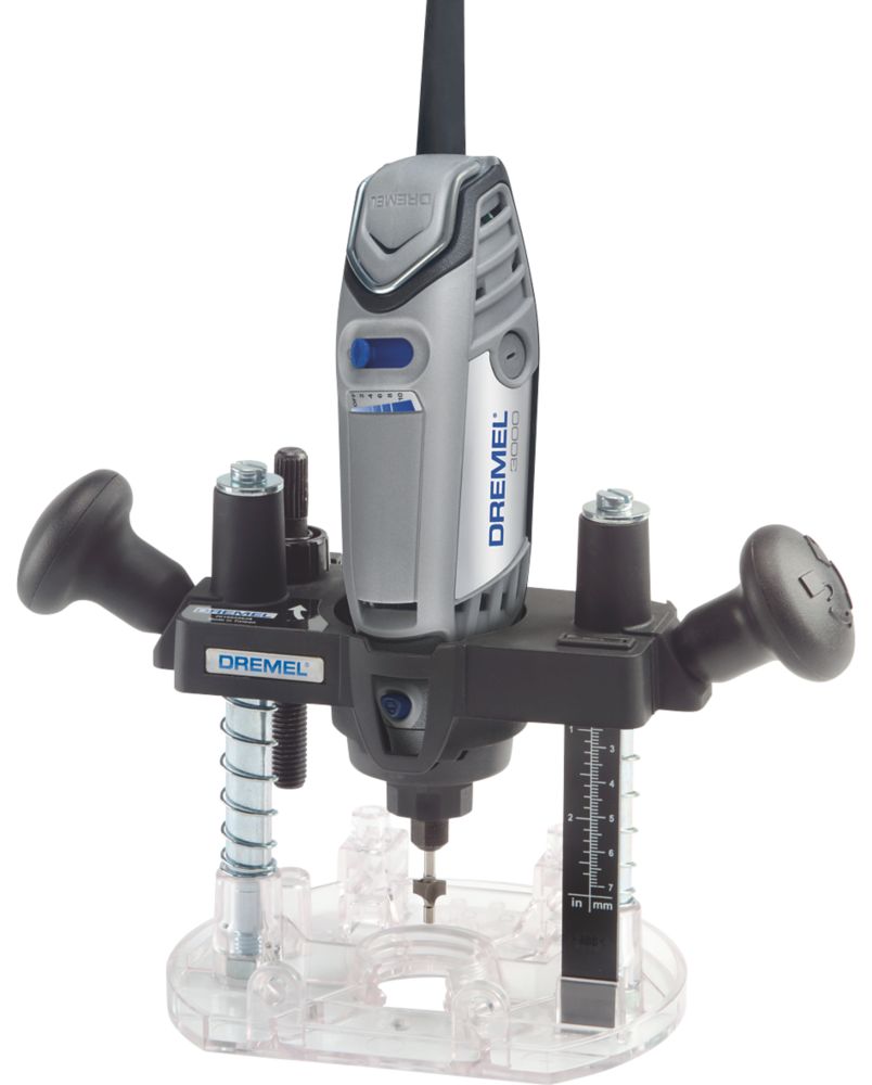 The Dremel Plunge Router, A Versatile Accessory From Your Dremel Rotary Tool !