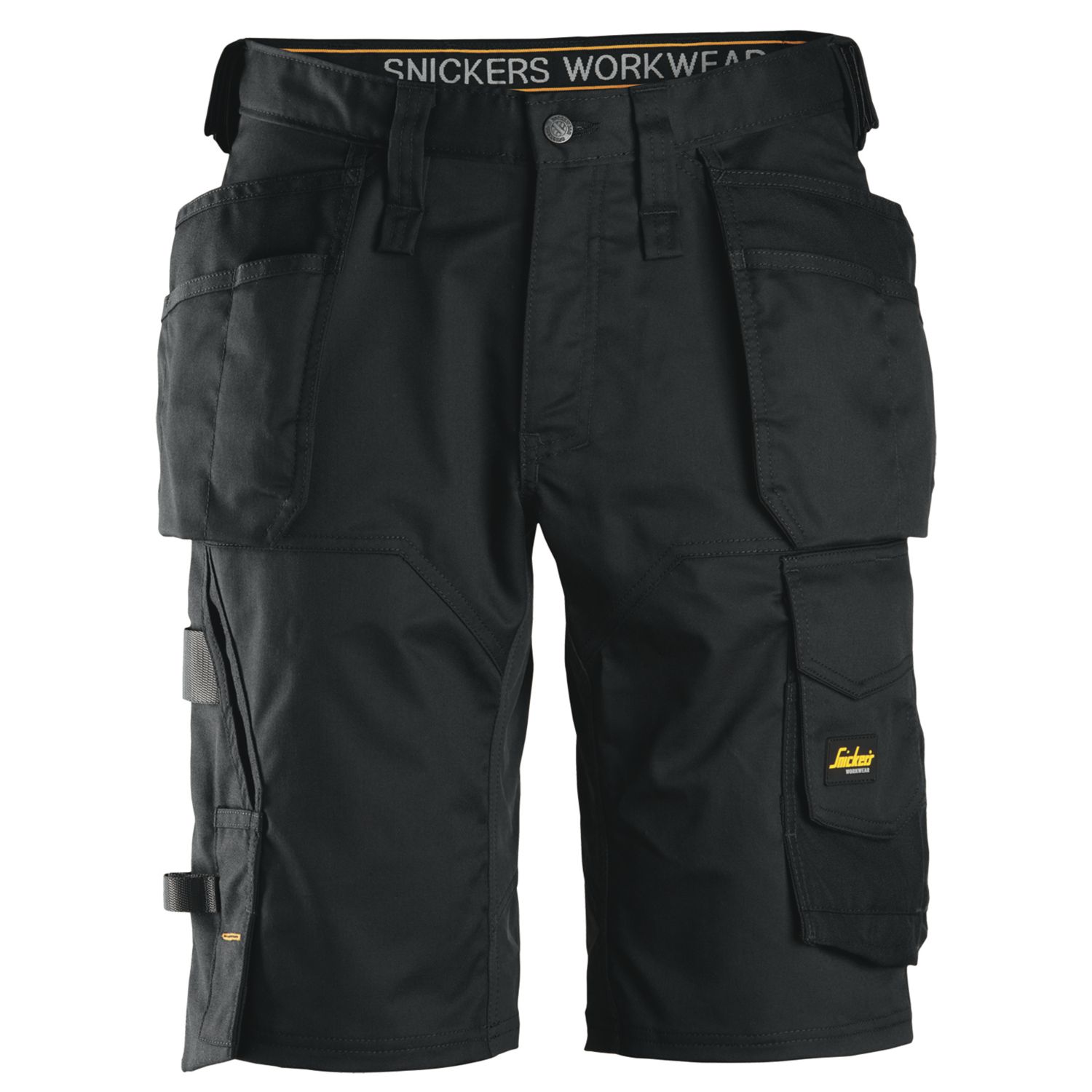 Snickers 6151 Stretch Work Shorts Black 38" W (974AF)