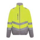 Regatta Hi-Vis Two-Tone Thermal Jacket Yellow 2X Large 54.3" Chest
