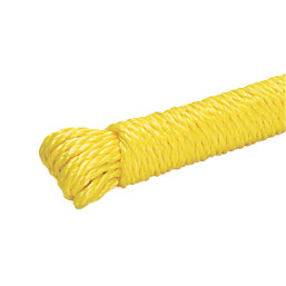 Twisted Rope Yellow 4mm x 10m