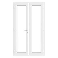 Crystal  White uPVC French Door Set 2090 x 1390mm