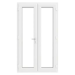 Crystal  White Double-Glazed uPVC French Door Set 2090mm x 1390mm