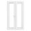 Crystal  White Double-Glazed uPVC French Door Set 2090mm x 1390mm