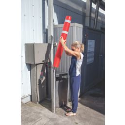 Addgards  Bollard Sleeve Red 126mm x 126mm