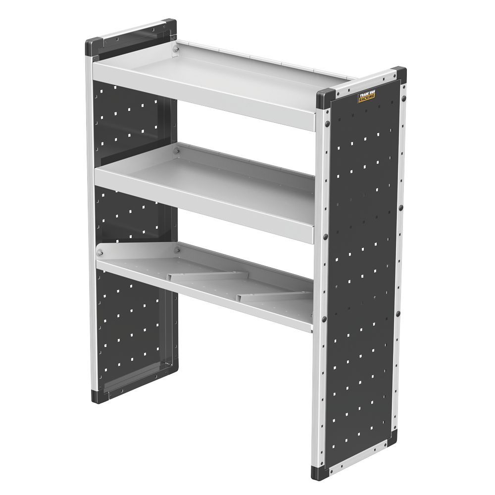 Van Guard  Universal Trade Van Racking Unit (2 Straight & 1 Angled Shelves) 1000mm x 381mm x 1279mm