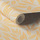 LickPro Yellow Botanical 06 Wallpaper Roll 52cm x 10m