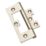 Smith & Locke Satin Nickel  Flush Hinges 100mm x 59.5mm 2 Pack