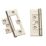 Smith & Locke Satin Nickel  Flush Hinges 100mm x 59.5mm 2 Pack