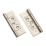 Smith & Locke Satin Nickel  Flush Hinges 100mm x 59.5mm 2 Pack