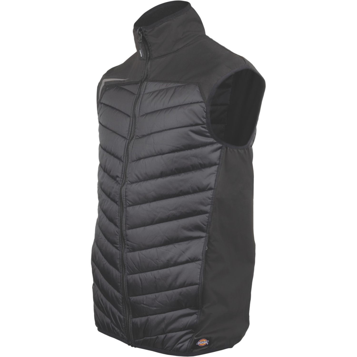Dickies Gen Hybrid Body Warmer Black Medium 38-40" Chest (974RP)