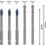 Bosch Expert HEX-9 Hard Ceramic Tile Drill Bit Set 5 Pieces