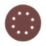 Flexovit  A203F 120 Grit 8-Hole Punched Multi-Material Sanding Discs 150mm 6 Pack