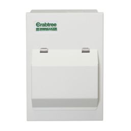 Crabtree Starbreaker 4-Module 2-Way Populated  Shower Consumer Unit