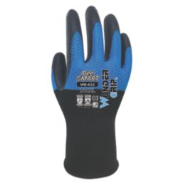 Wonder Grip WG-422 Bee-Smart  General Handling Gloves Black/Blue X Large