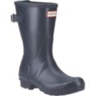 Hunter Original Short Size 11  Navy Non Safety Wellies