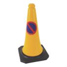 Essentials Barrier08 No Waiting Safety Cone 500mm