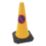 Essentials Barrier08 No Waiting Safety Cone 500mm