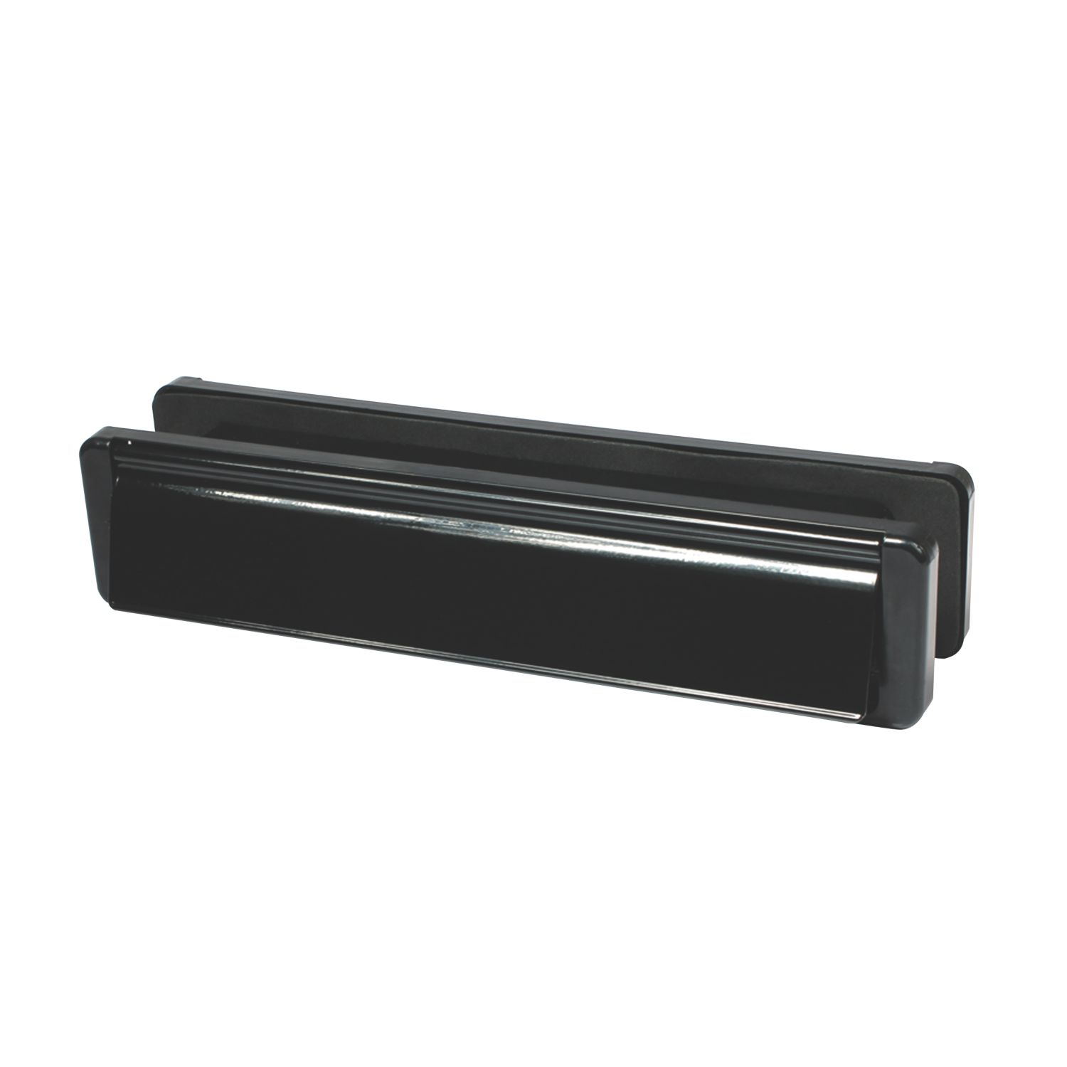 Fab & Fix Nu Mail Edge 68 Letter Plate 40-80 Black 310mm x 68mm (9750P)