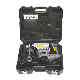 Titan TTB278SDS 6.3kg  Electric SDS Plus Drill & 9 Piece Accessory Kit 230-240V