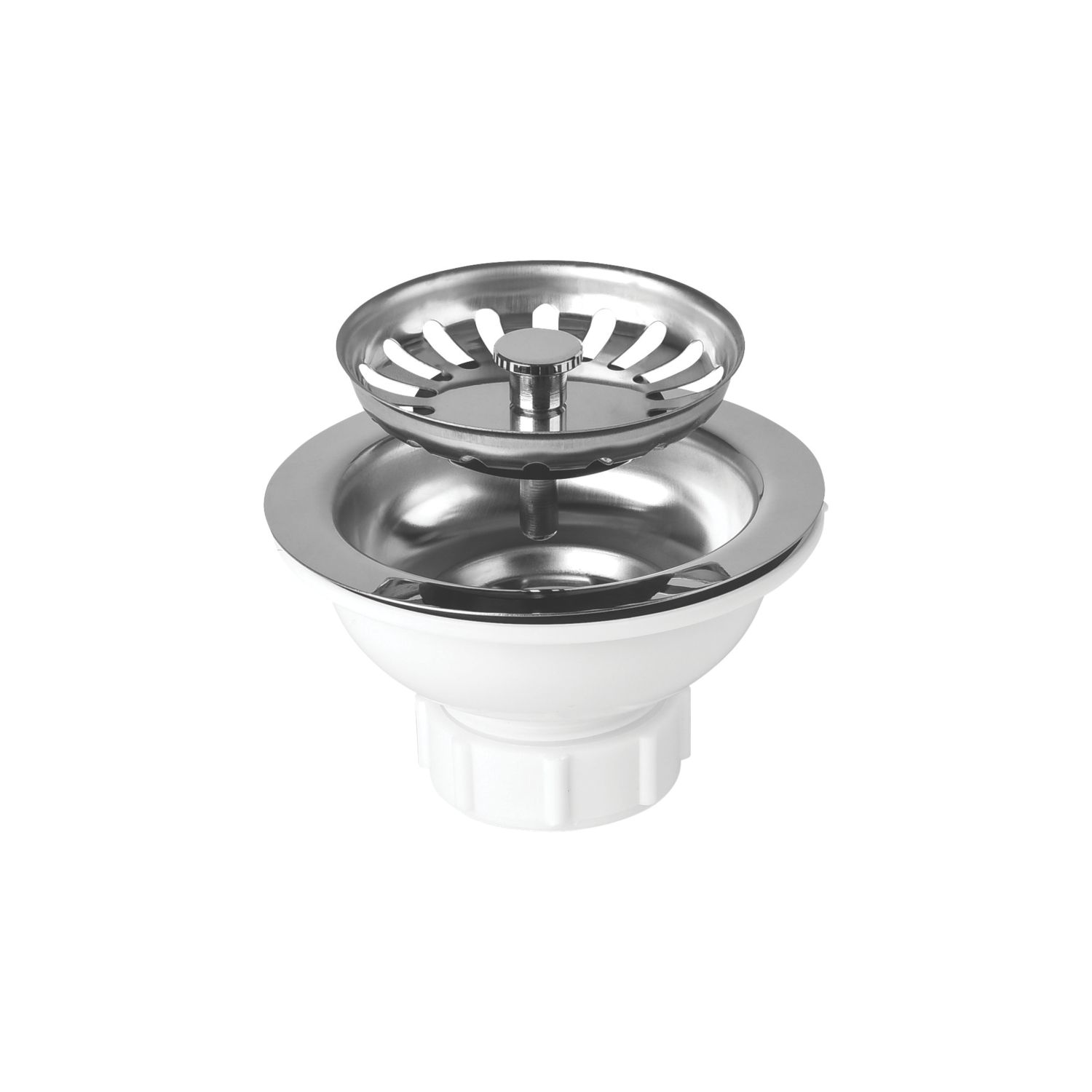 Flomasta Basket Strainer Silver 40mm (97562)