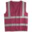 Pro RTX High Visibilty  Waistcoat Maroon Medium 40" Chest