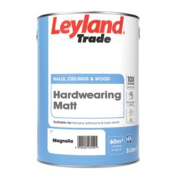 Leyland Trade  5Ltr Magnolia Matt Emulsion Kitchen & Bathroom Paint