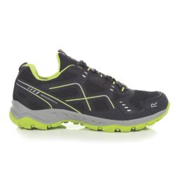 Regatta Vendeavour Size 11  Navy / Lime Punch Waterproof  Non Safety Trainers