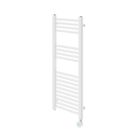 Flomasta 1000mm x 400mm 853BTU White Flat Electric Towel Radiator