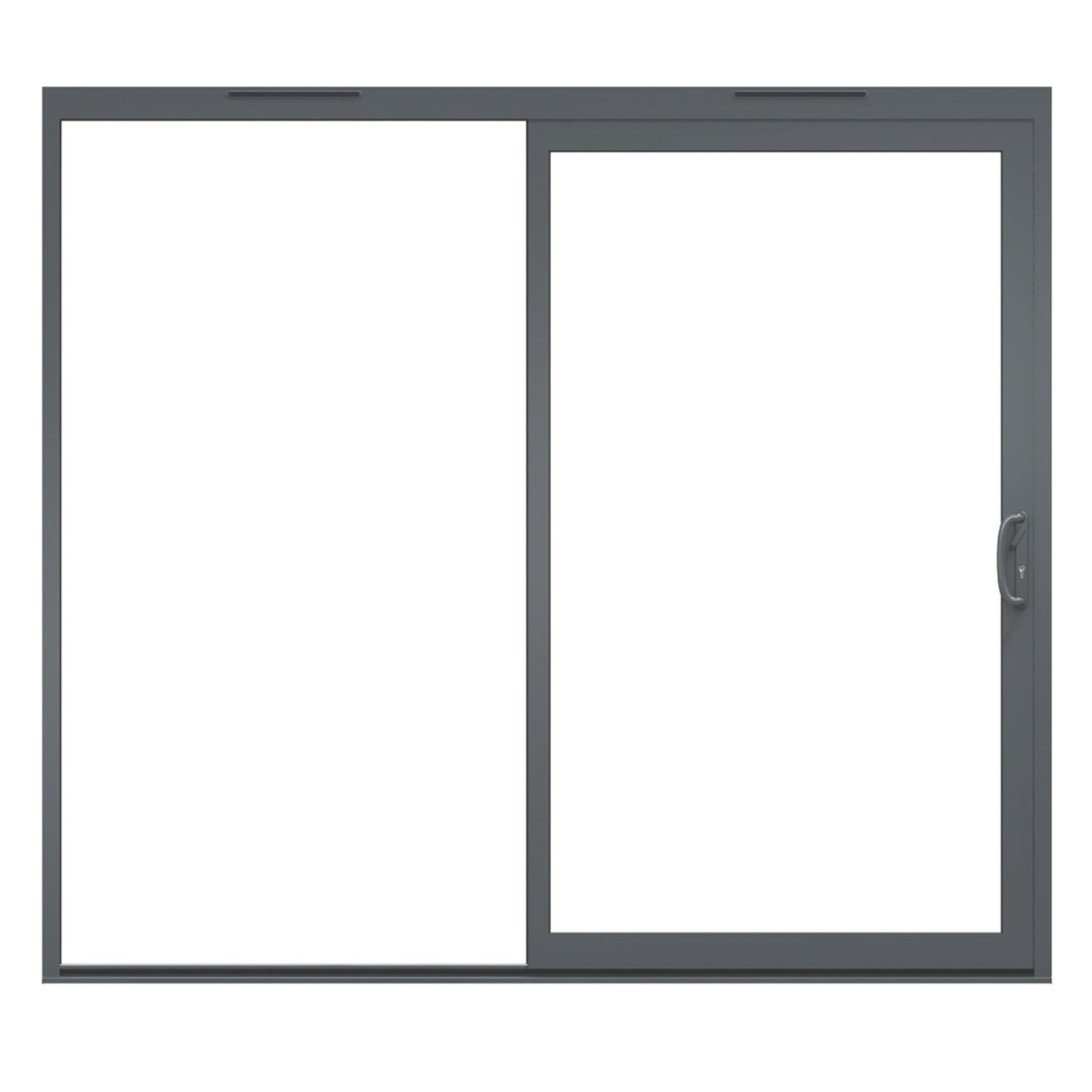 Green & Taylor Right-Handed Grey Metal Sliding Patio Door 2090mm x 2390mm (975CT)
