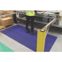 COBA DeckStep Anti-Slip Floor Mat Blue 10m x 1m x 11.5mm