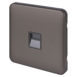 Schneider Electric Lisse Deco 1-Gang Master Mocha Bronze with Black Inserts