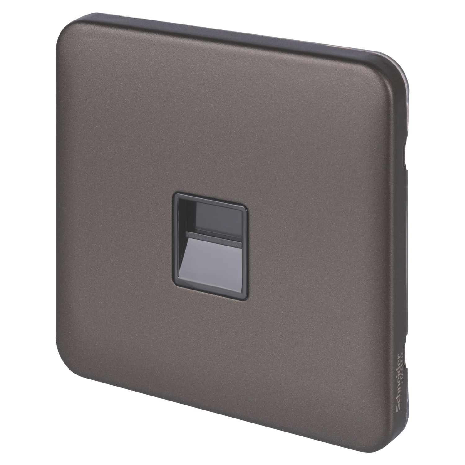 Schneider Electric Lisse Deco 1-Gang Master Mocha Bronze with Black Inserts (975FF)