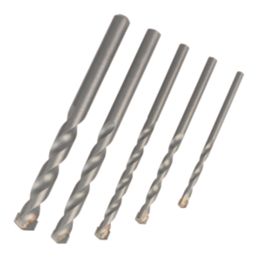 Milwaukee  Straight Shank Masonry Drill Bit Set 5 Pieces