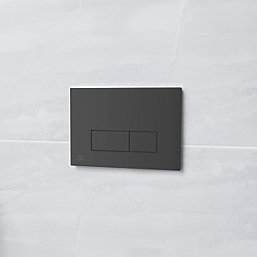 Ideal Standard Oleas P2 Dual-Flush Pneumatic Flushplate Silk Black