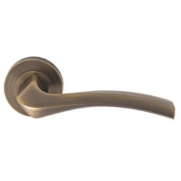 Carlisle Brass Sines Door Handle Pair Antique Brass