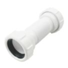 Flomasta  Flexible Compression Waste Pipe White 40-43mm x 157-242mm
