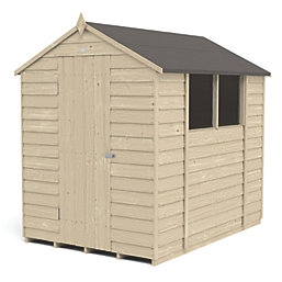 Forest  5' x 7' (Nominal) Apex Overlap Timber Shed
