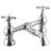 ETAL Eden Polished Chrome 139mm Deck Mounted Cross Head 2 Tap Holes Bath Mixer Tap