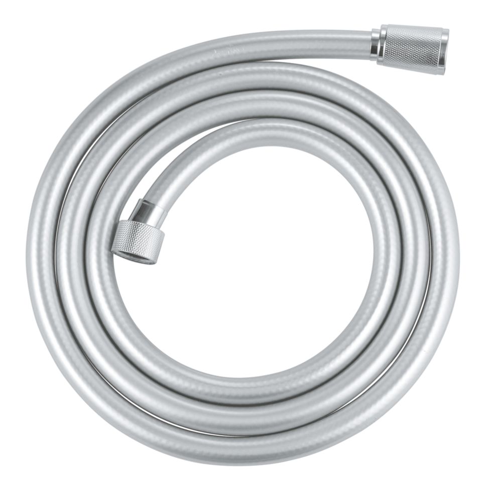 Grohe VitalioFlex Silver Shower Hose Chrome 8mm x 1750mm