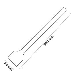 Erbauer SDS Max Shank Straight Chisel 50mm x 300mm