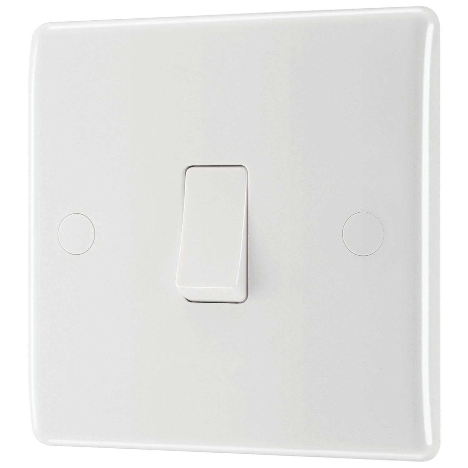 British General 800 Series 20A 16AX 1-Gang 2-Way Light Switch White (975PM)