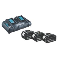 Refurb Makita DLX6100PX1 18V 3 x 3.0Ah Li-Ion LXT  Cordless 6 Piece Kit