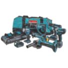 Refurb Makita DLX6100PX1 18V 3 x 3.0Ah Li-Ion LXT  Cordless 6 Piece Kit